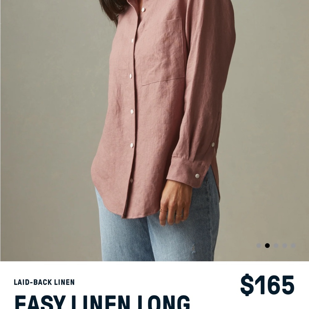 Lain Snow long sleeve button down O/S brand new in Burlwood